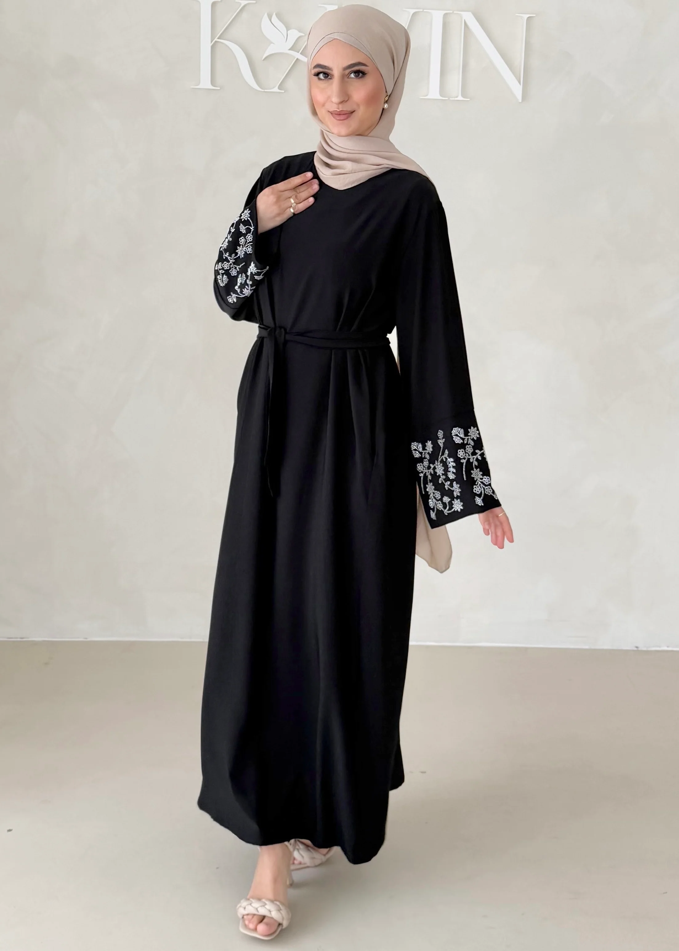 Floral Glam Abaya